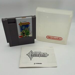 Vintage Nintendo NES Castlevania game